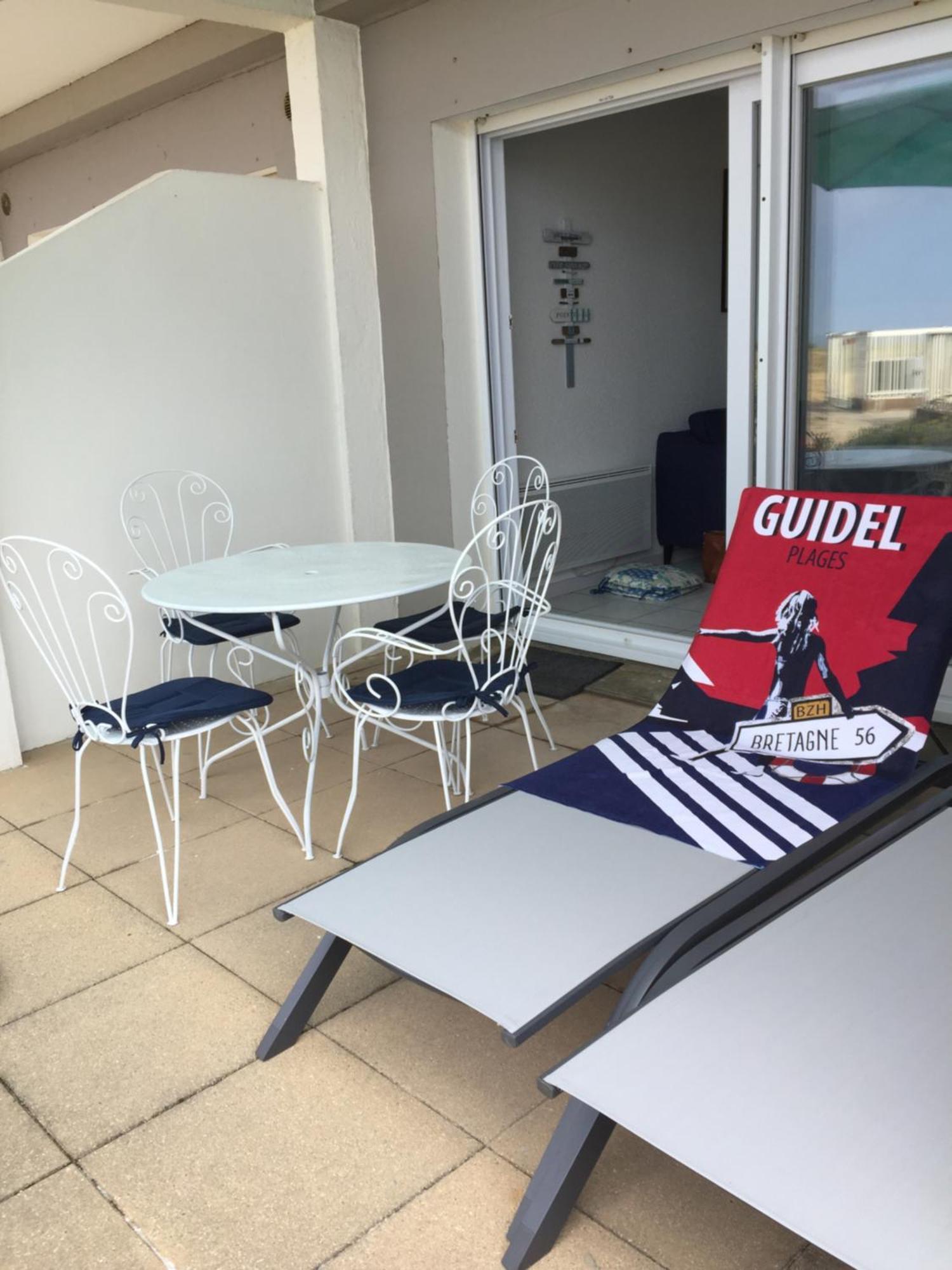 Appartement 7 Rez De Chaussee Vue Mer Guidel Exteriör bild